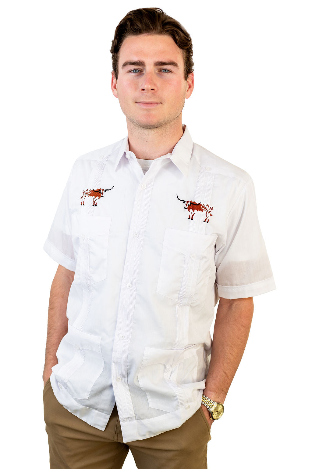 Texas Guayabera – Game Day Shirt